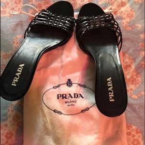 Prada small heeled shoe size 8 1/2